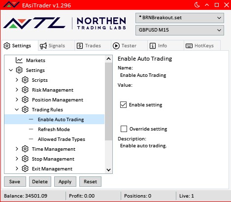 Automated Trading